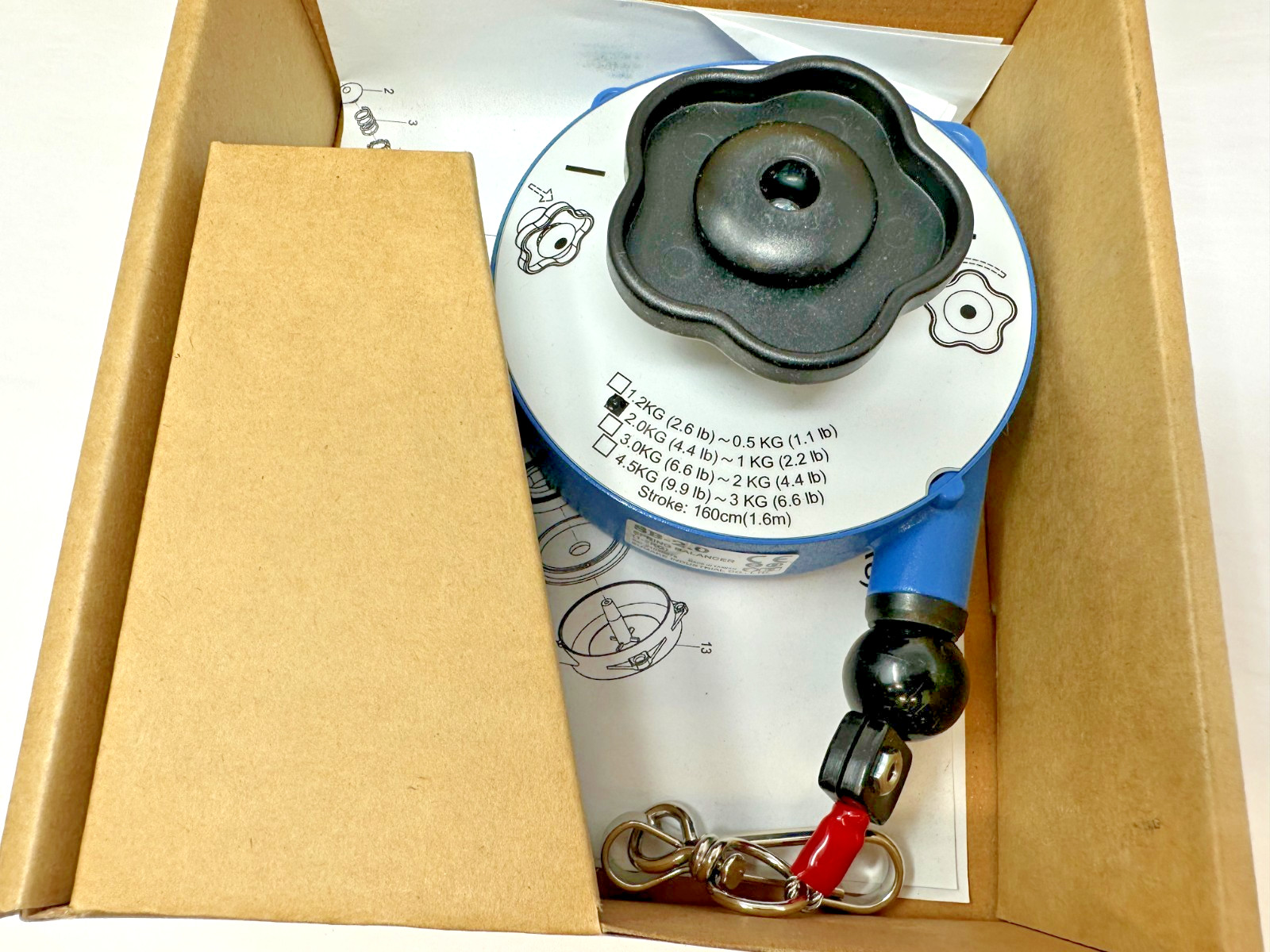 NEW Sumake SB-2.0 Spring Balancer, Tool Balancer, Capacity: 2.2-4.4 lbs