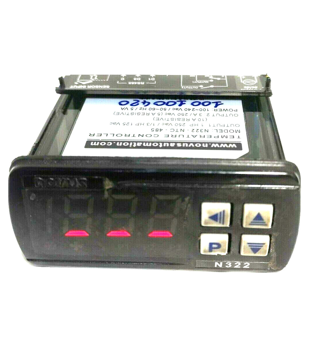 Novus N322 N322-NTC-485 Temperature controller  USED.