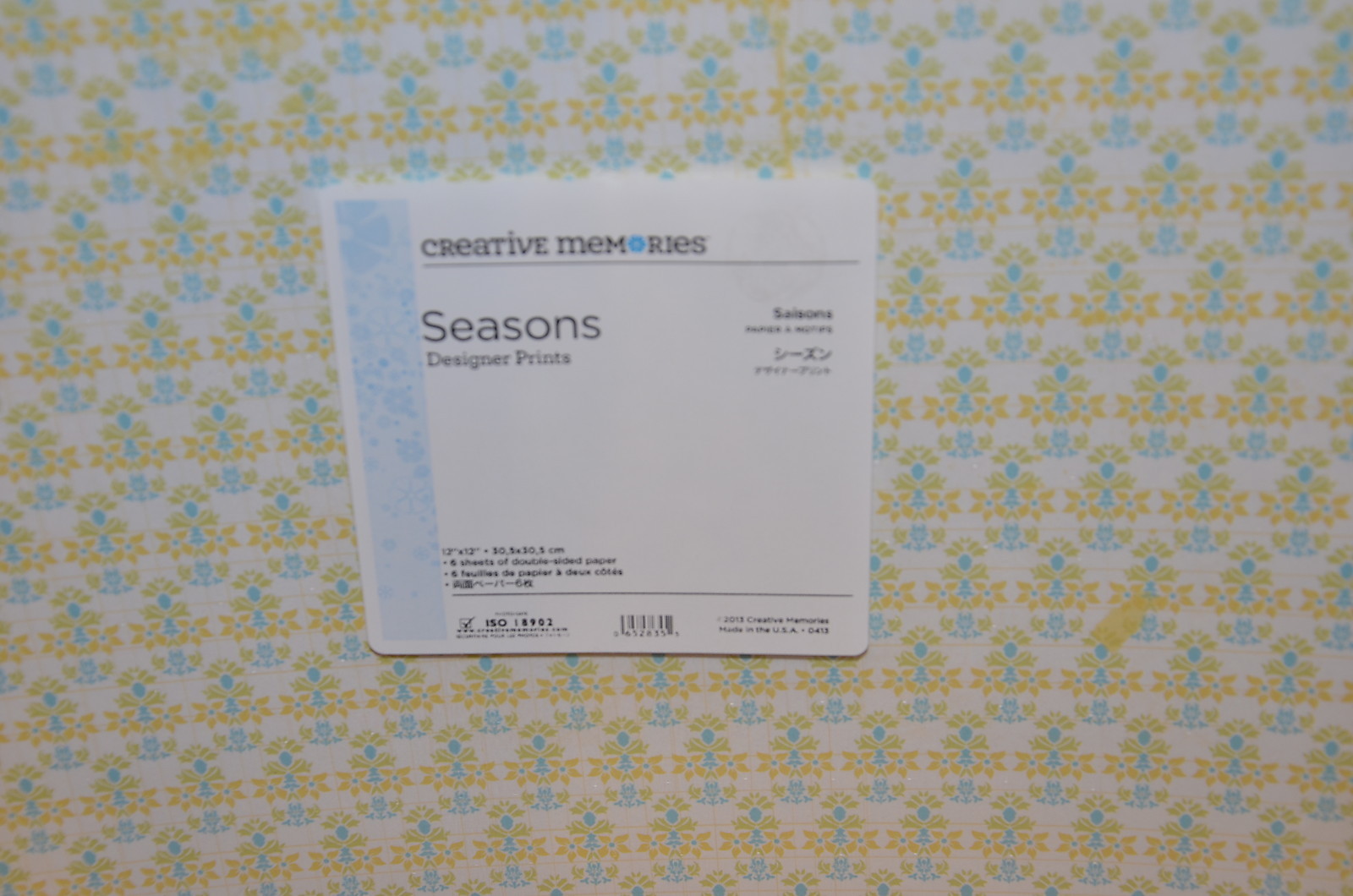 Creative Memories 12x12 Seasons Designer Paper Prints