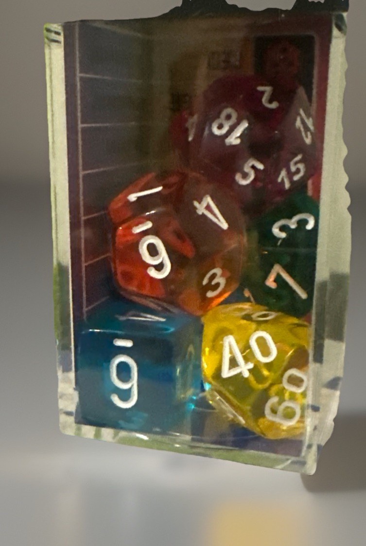 Prism Translucent Gm And Beginner Player Polyhedral 7-Die Set ACC NEW