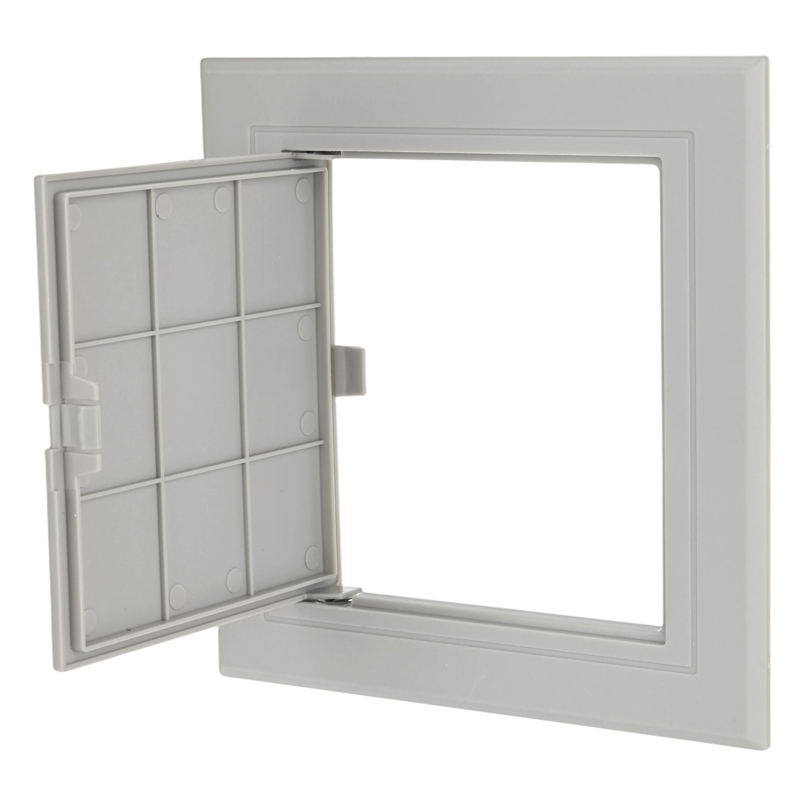 1-Pack Access Panel for Drywall, 4.9x5" Plastic Wall Hole Cover [Gray]
