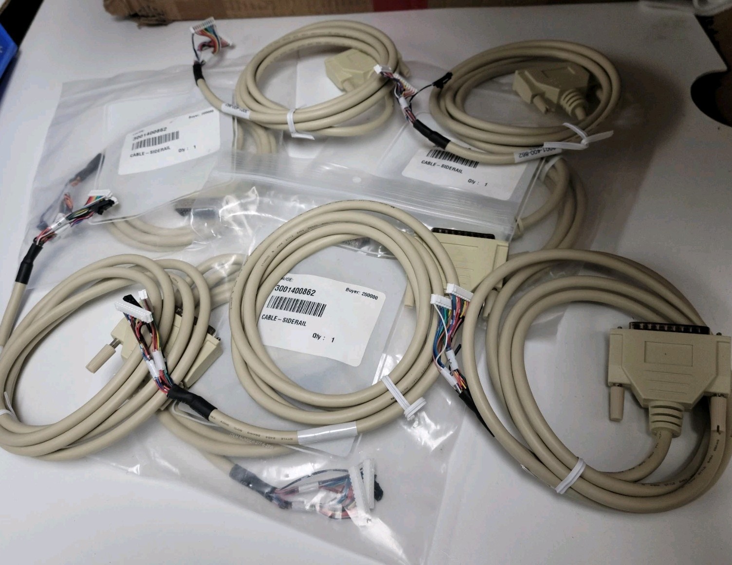 8x Stryker 3002 S2 2040 5010 Med-Surg Oem Bed Siderail Cable Assy