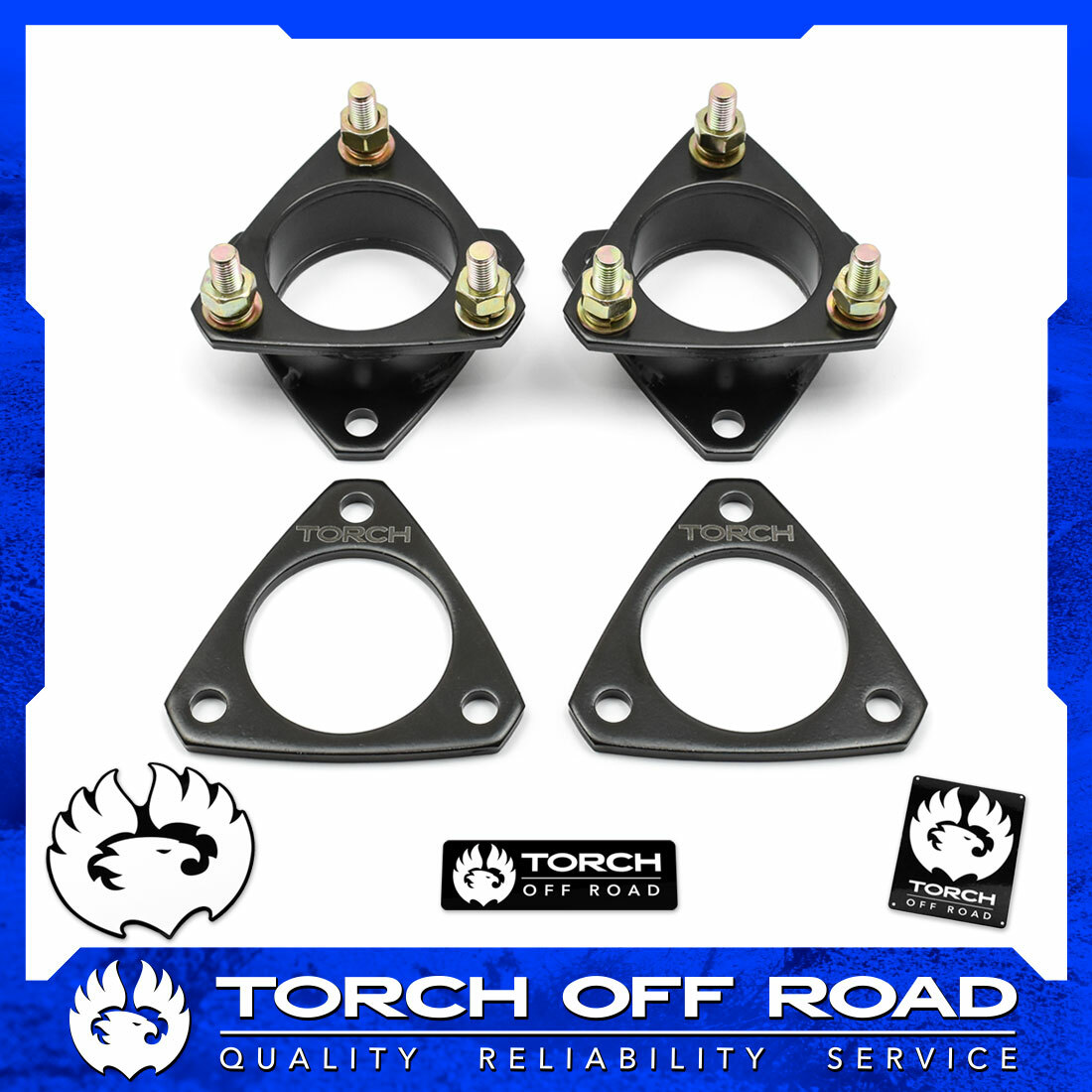 3" Front Strut Spacer Leveling Lift Kit for 2019+ Ford Ranger 2WD 4WD Adjustable