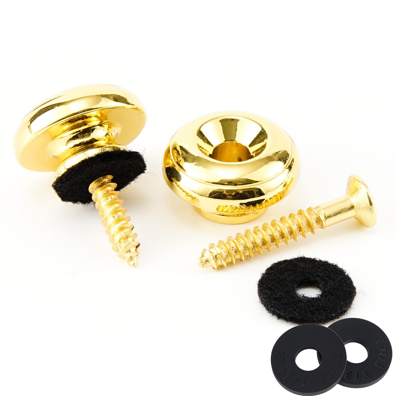 Miwayer Guitar Strap Locks Metal Strap Retainer System Straplock Guitar Strap...