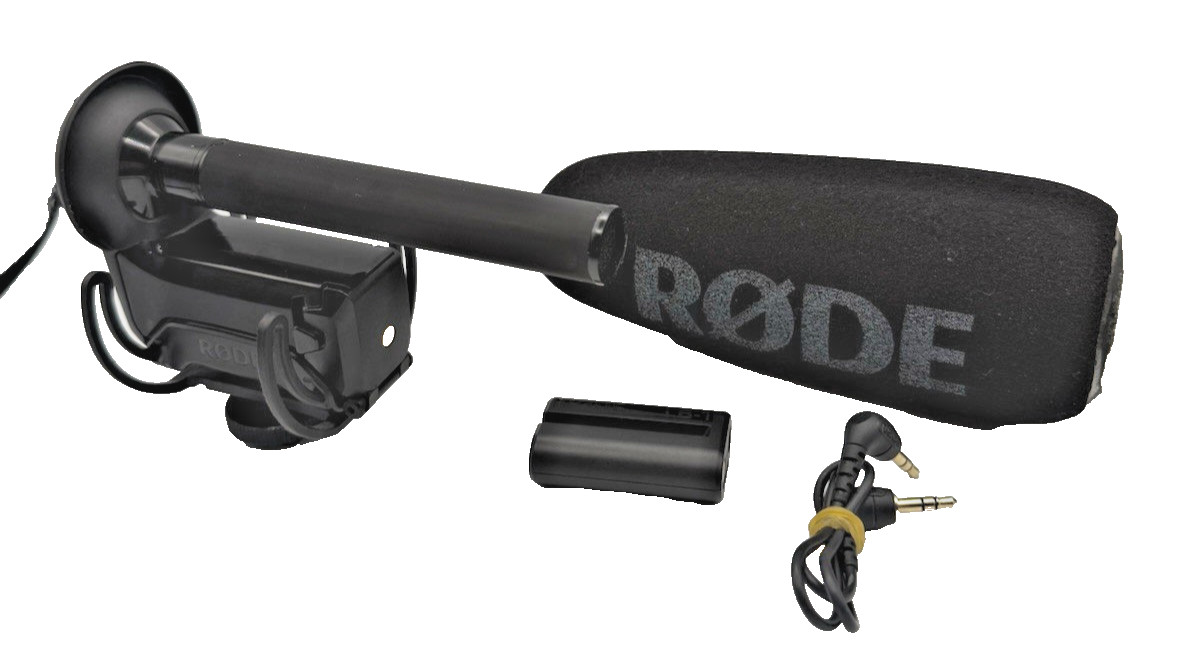 Rode VideoMic Pro+ Pro Plus Camera Shotgun Microphone Battery Mic Cover Cable