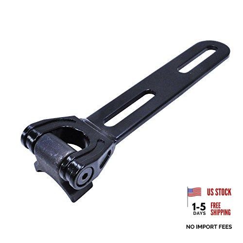 Motorcycle Solo Seat Bracket Hinge with Weld on Frame Mount - GLOSS BLACK