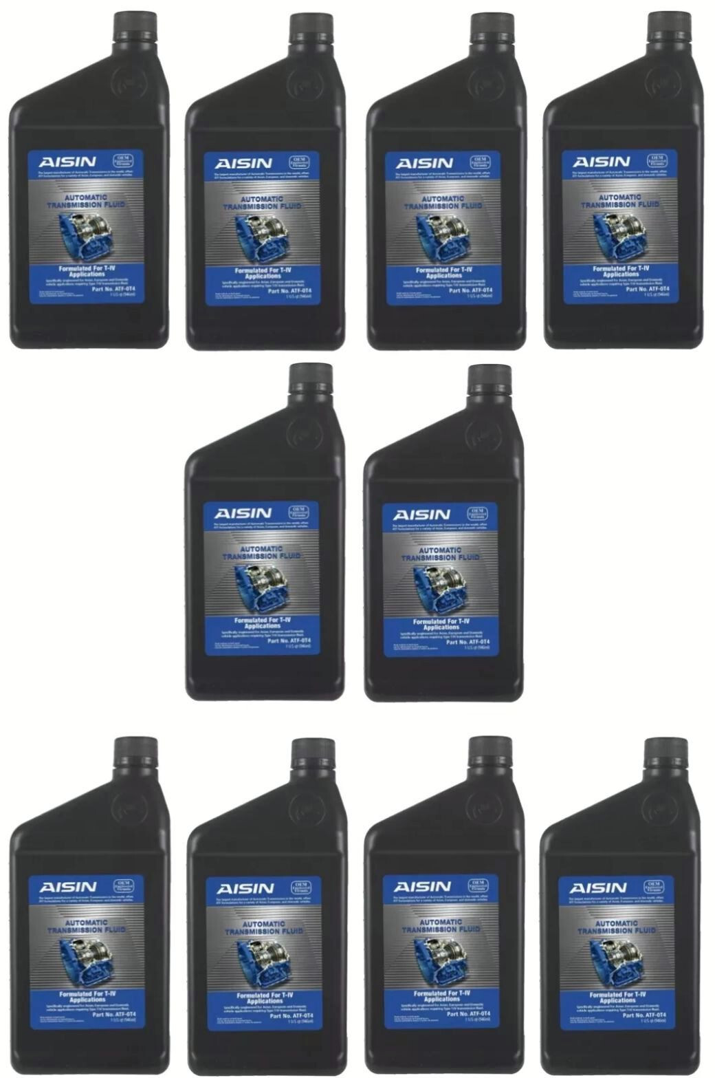 10Q AISIN ATF Auto Transmission Oil Fluid For AUDI PORSCHE LR2 MiNi RAM VW VOLVO