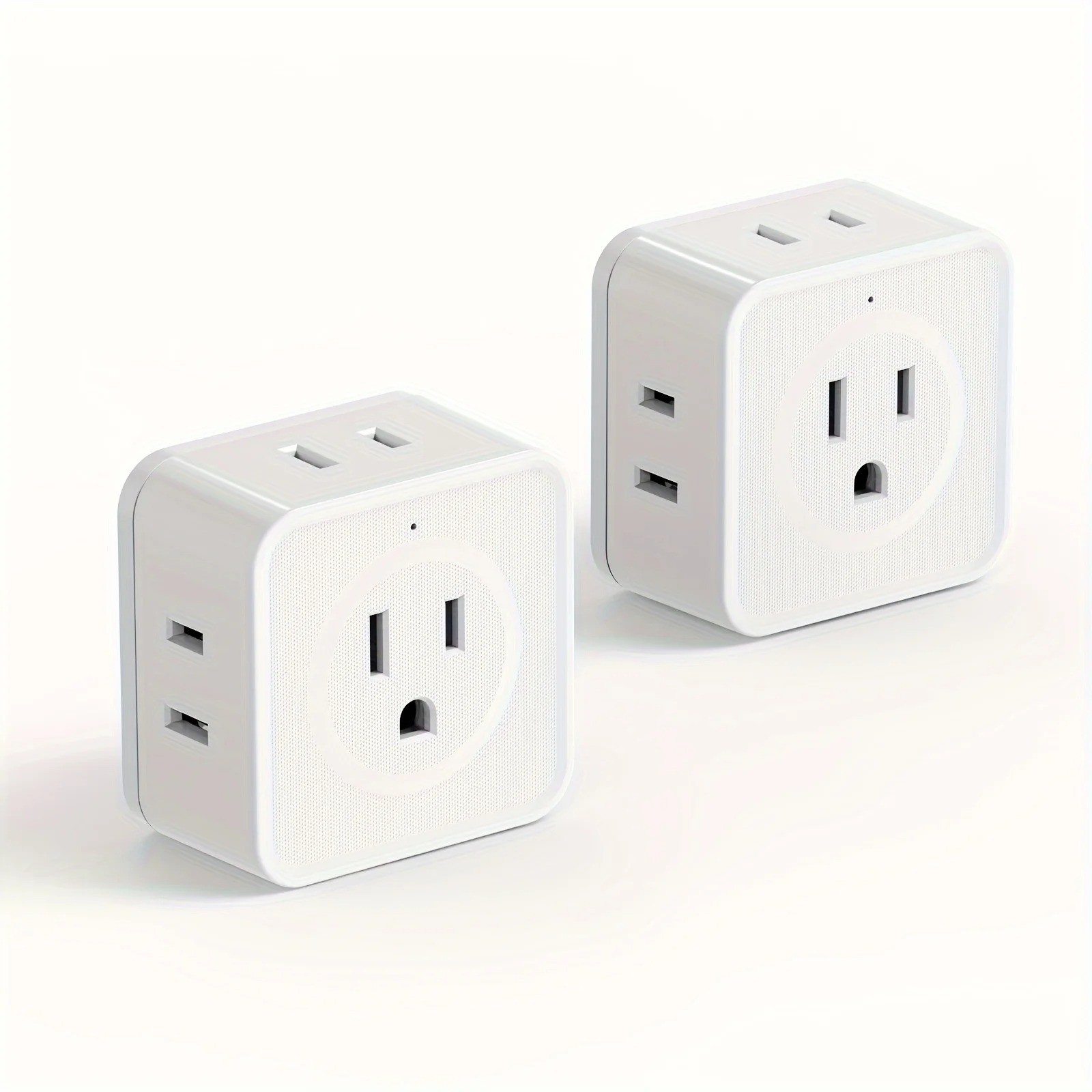 5 Way Multi Plug Outlet Extender, Wall Outlet Expander, Small Electrical Outlet
