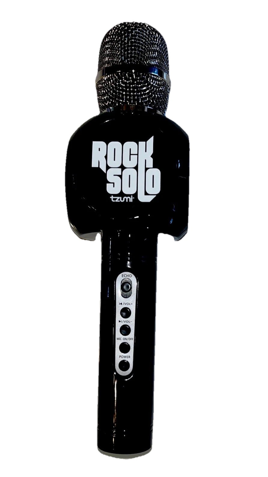 Tzumi Rock Solo Bluetooth Karaoke Mic w/ Speaker & Phone Holder –Open Box-Tested