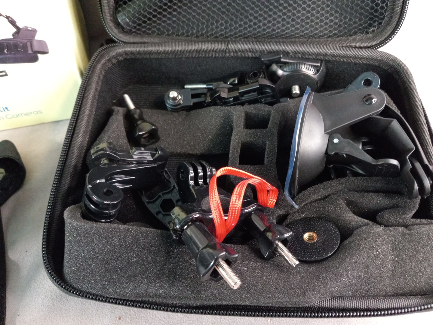 16 Piece Focus Onn. Action Camera Accessory Kit- Essentials for GoPro
