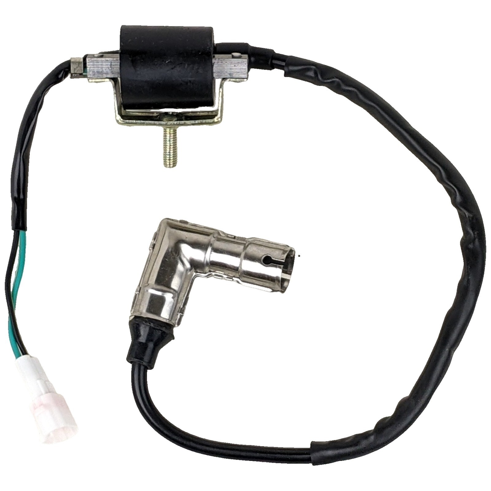 ATV Ignition Coil with Steel Metal Spark Plug for 125cc Apollo ATV Dirt Pit Bike