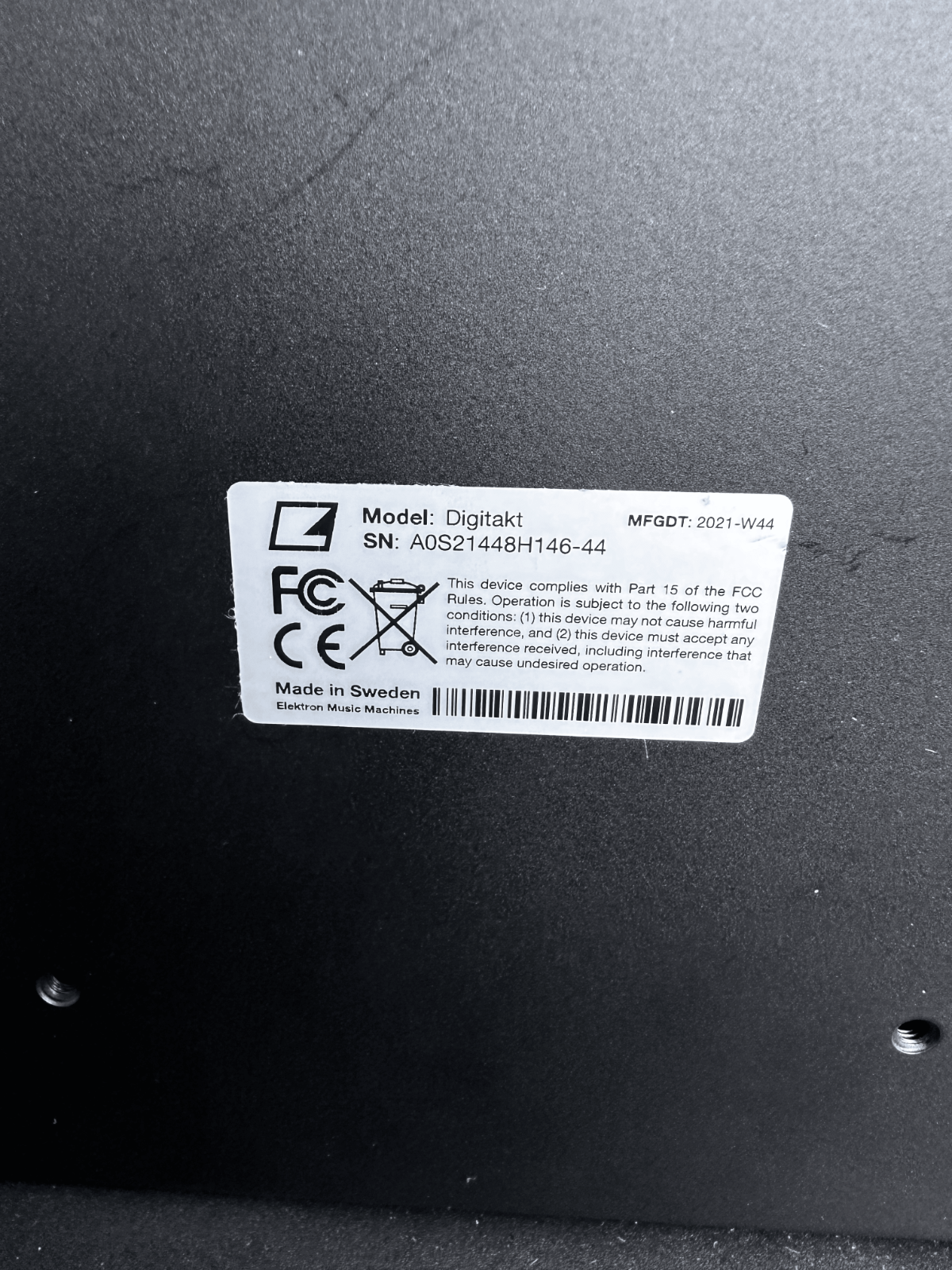 Elektron DDS8 gitakt 8-Voice Drum Computer and Sampler