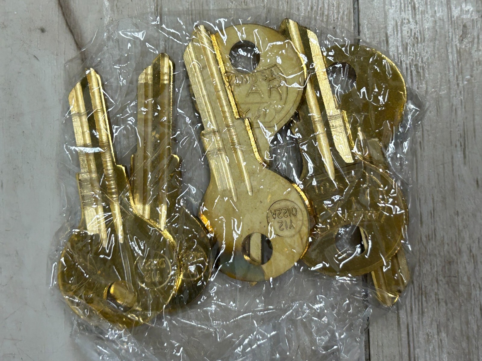 STAR Locksmith Supplies SYJI Brass Key Blanks Set Of 6 Made In USA NOS