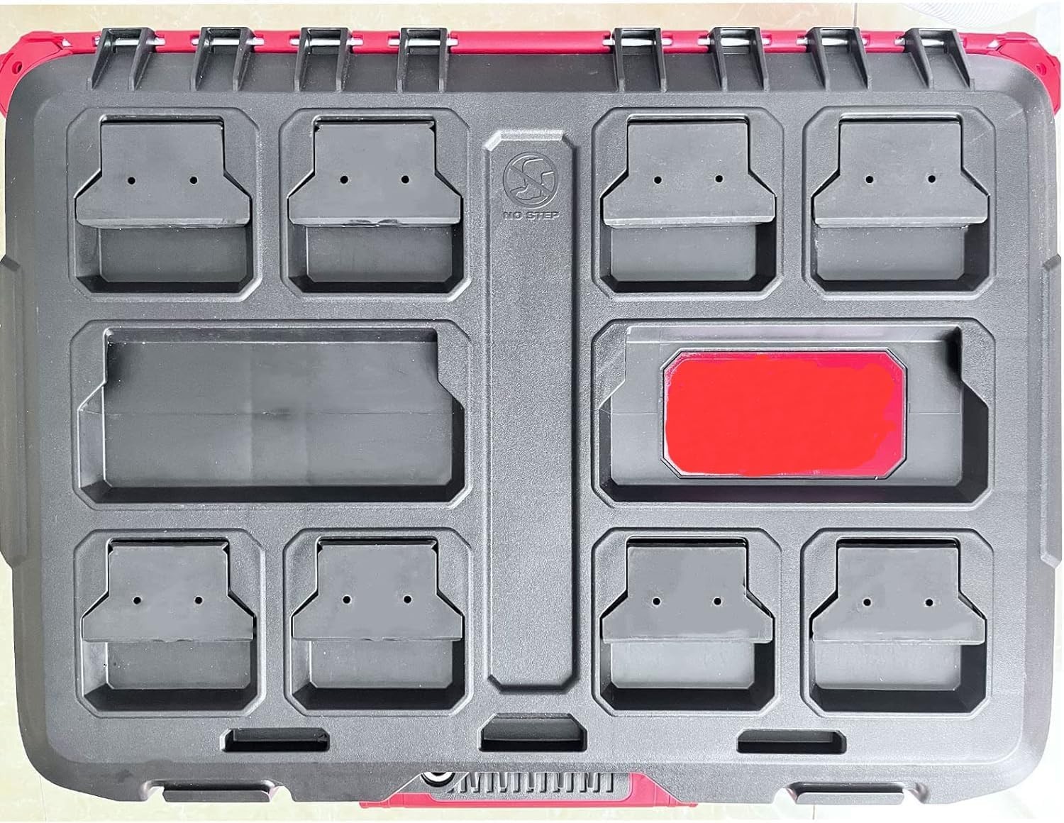 8 Pcs Mounting Feet for Milwaukee Packout,Mounting Plate Feet Mount Adapter Comp