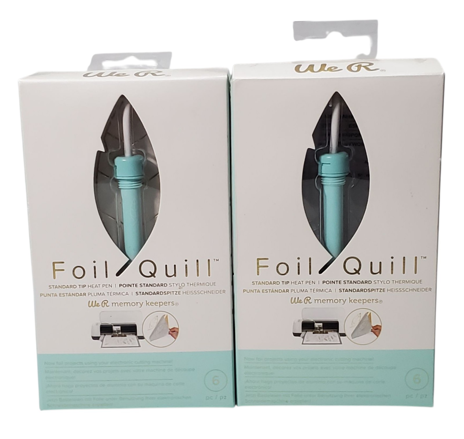 Lot Of 2 We R Memory Keepers Foil Quill Standard Tip Heat Pen Green