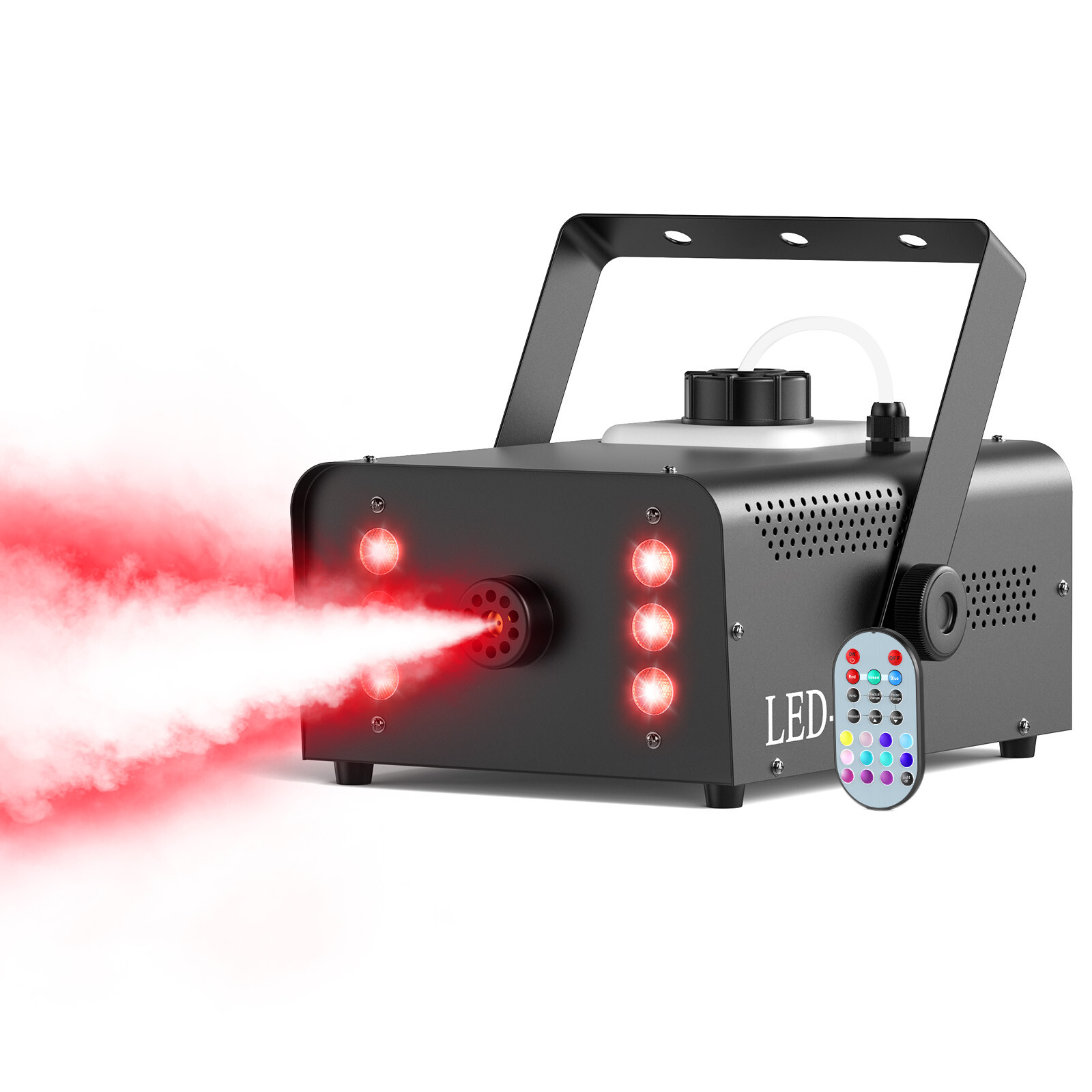 1500W Fog RGB 3in1 6 LED DJ Smoke Machine Stage Show Decor w/ Wireless Remote US