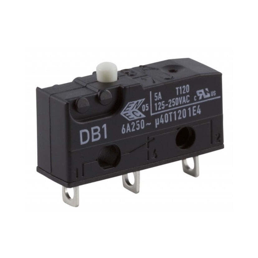ZF DB1 Series Snap Action Switch 5A 250VAC SPDT DB1C-A1AA *Pack of 5*