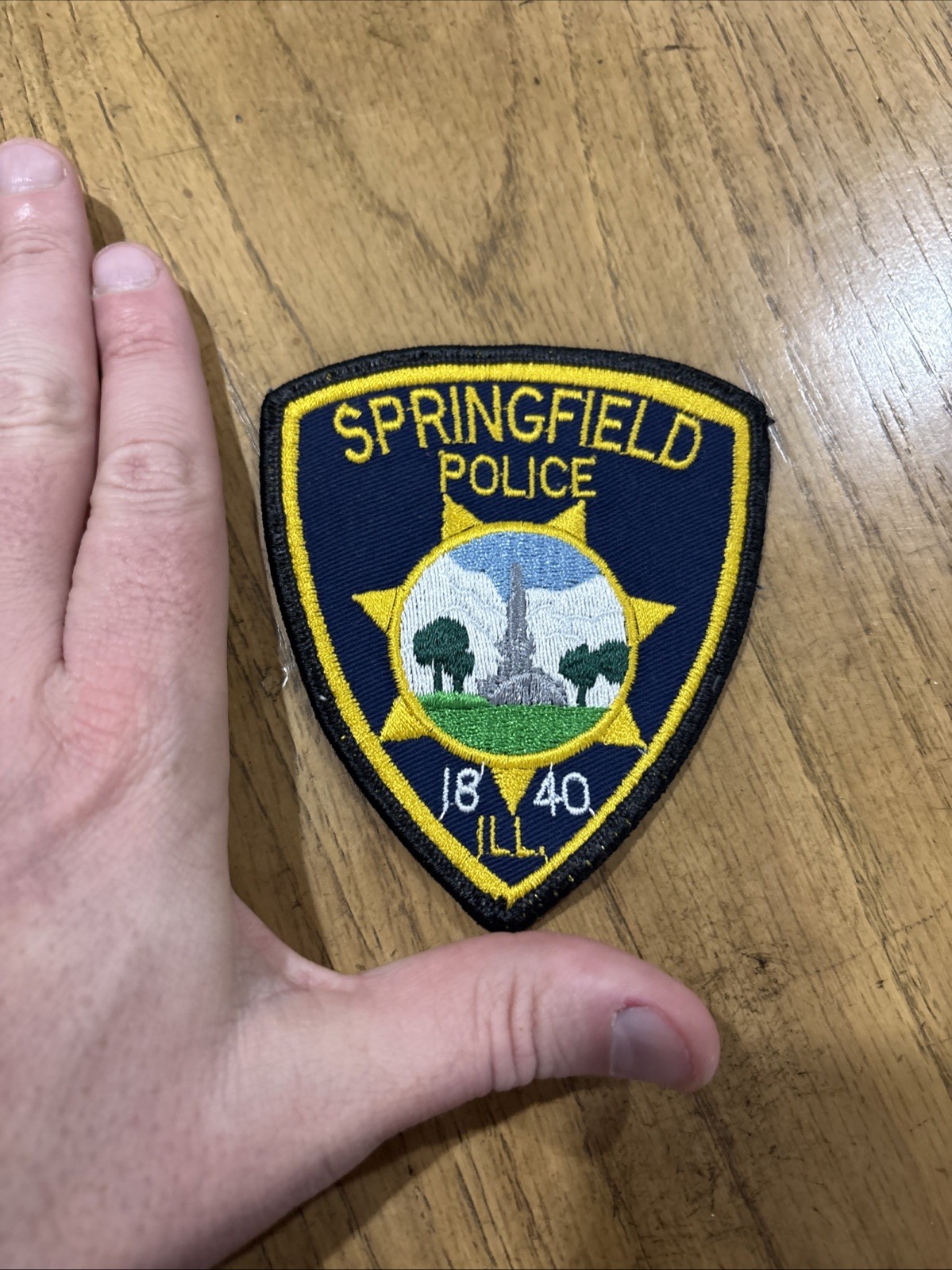 Springfield Illinois Police patch Shipped From USA