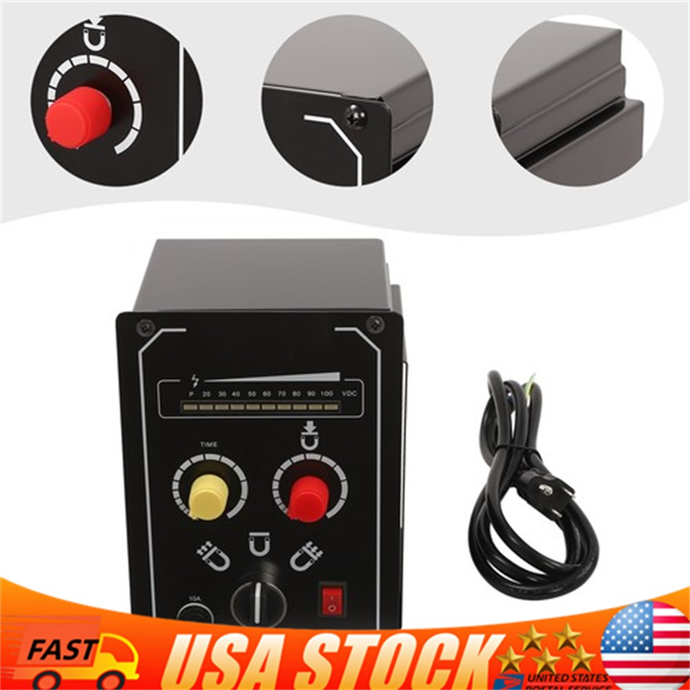 Electro Magnetic Chuck Controller 10A DC 0-100V Adjustable with LED Display 110V