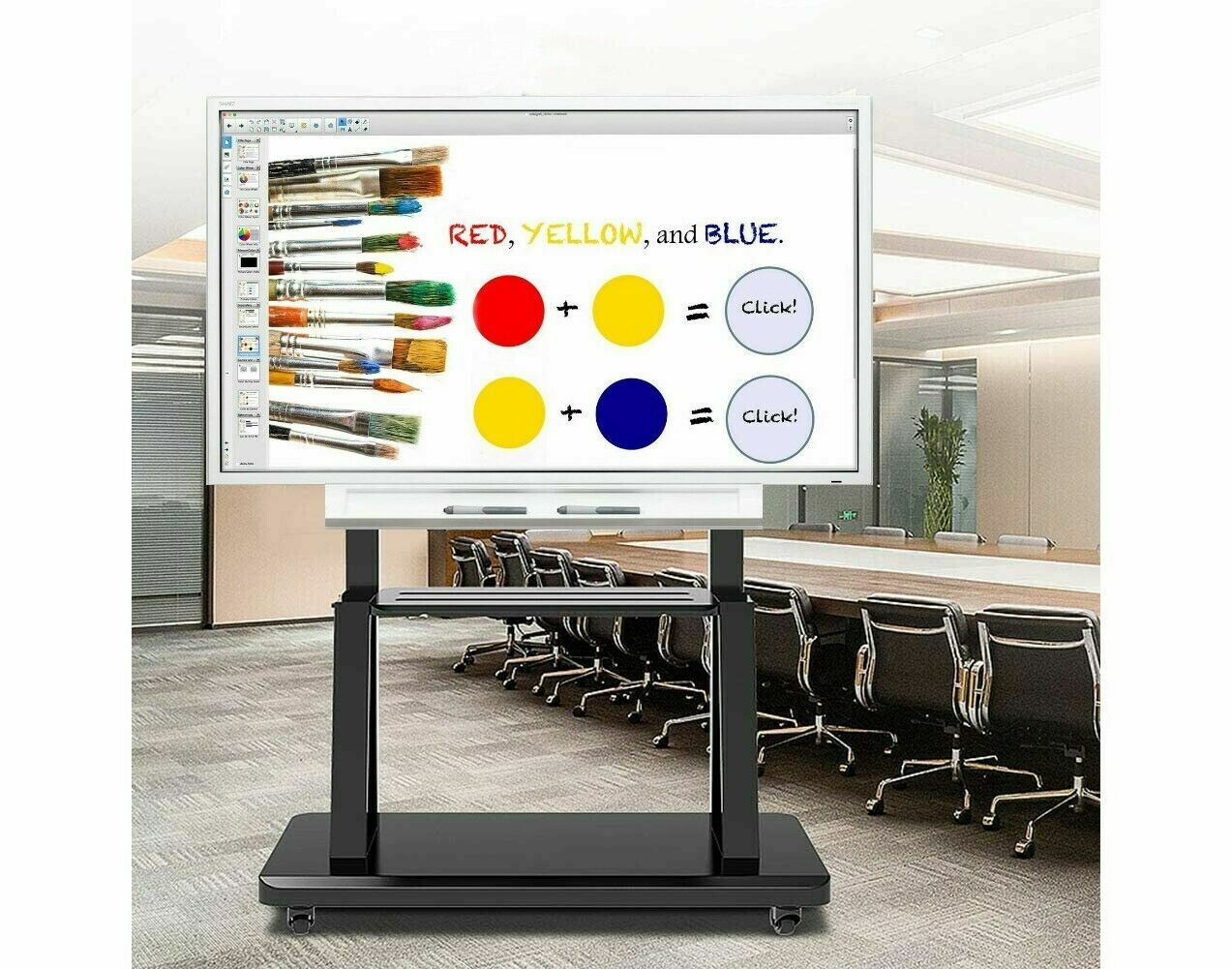 INTERACTIVE SMART BOARD SPNL 4065 with mobile floor stand (1YR GUARANTEE)