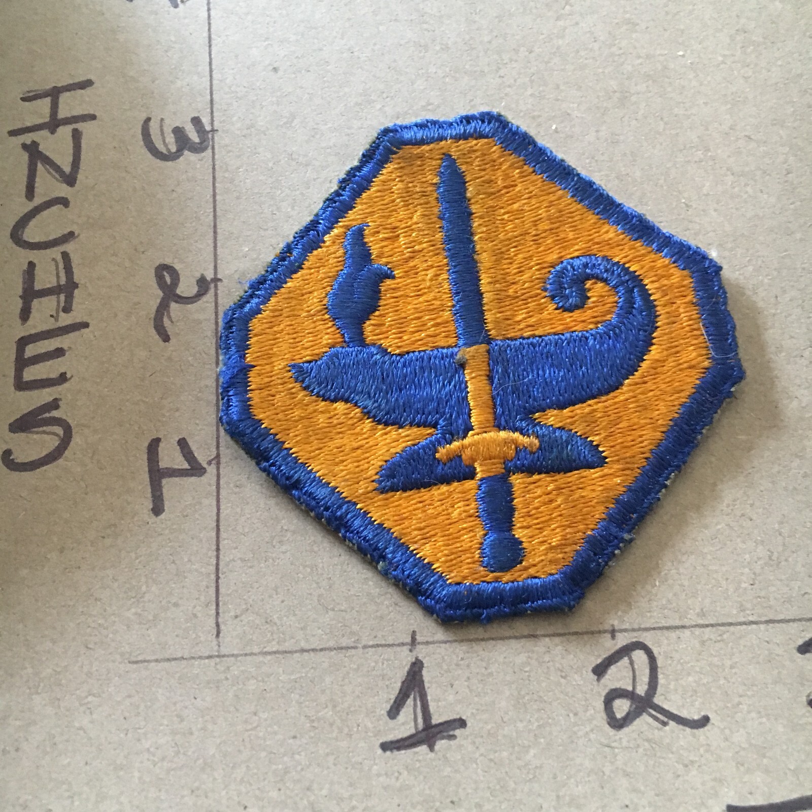 WW2 to Korea era Army Specialized Training Program CMD c/e no glow Patch 4/24/25