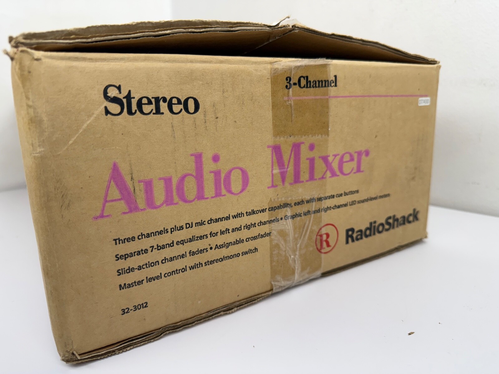 Vintage Radio Shack 7 Band Equalizer 3 Channel Stereo Sound Mixer 32-3012 NEW