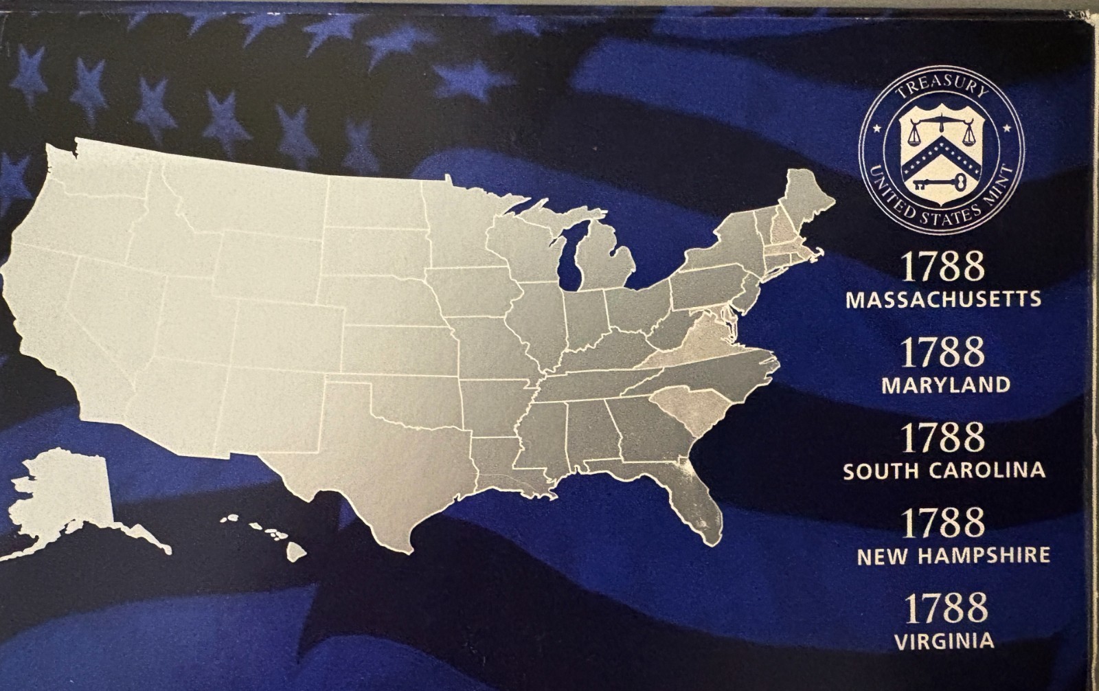 UNITED STATES MINT 50 STATE QUARTERS PROOF SET 2000