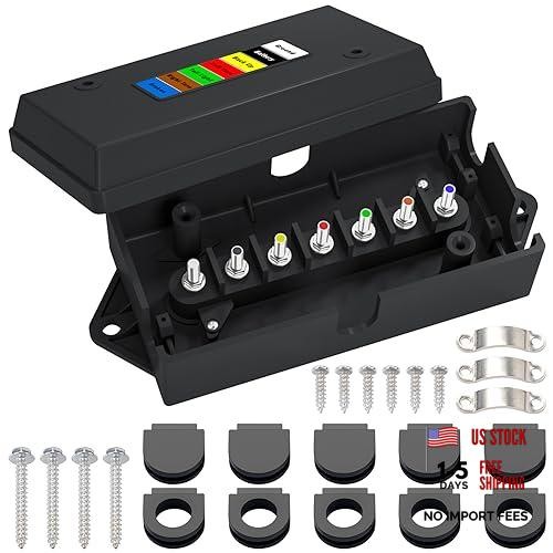 7 Way Trailer Junction Box Weatherproof 7 Pin Trailer Wiring Box 7 7 PIN BOX
