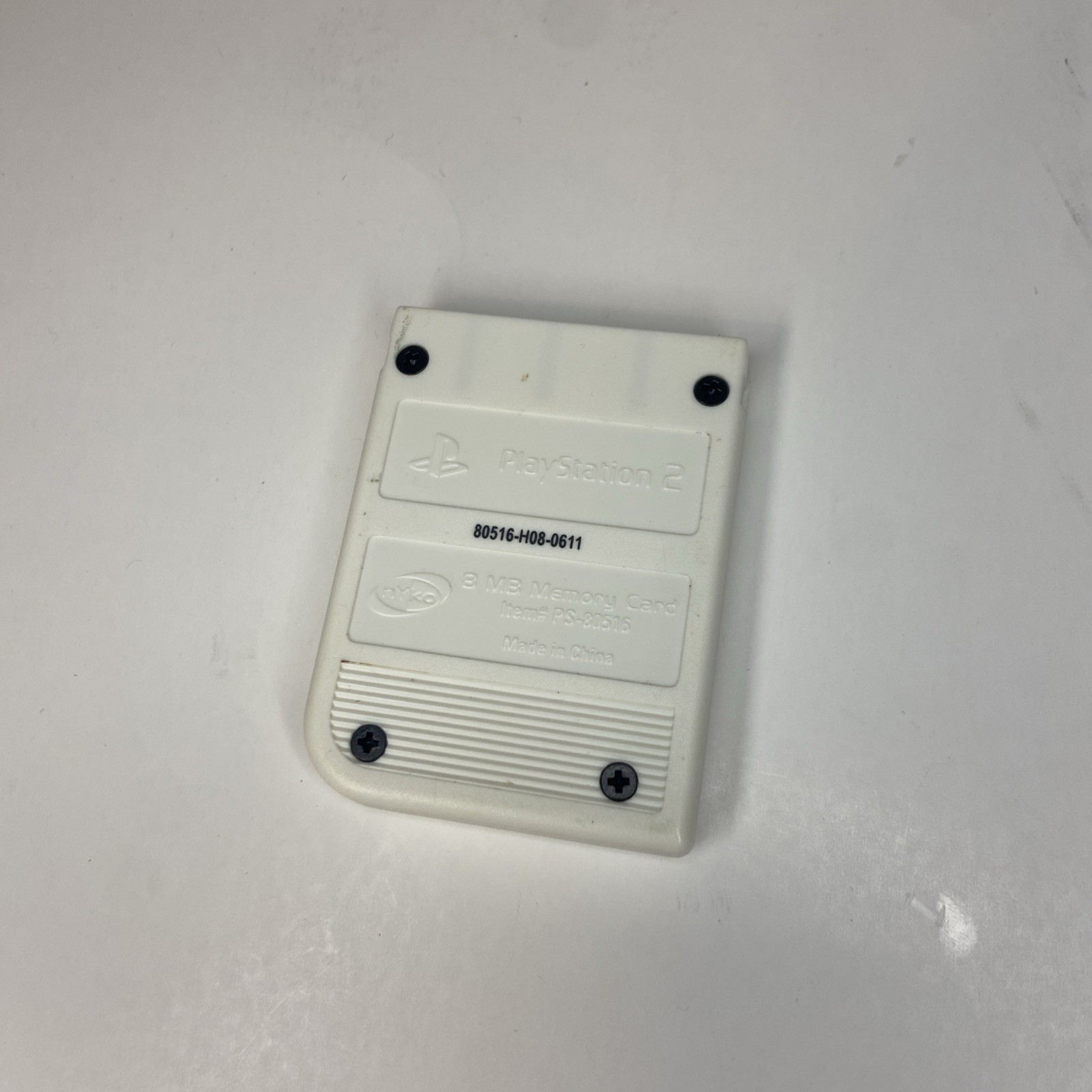 Nyko PS2 8MB Memory Card (8MB) White/Blue