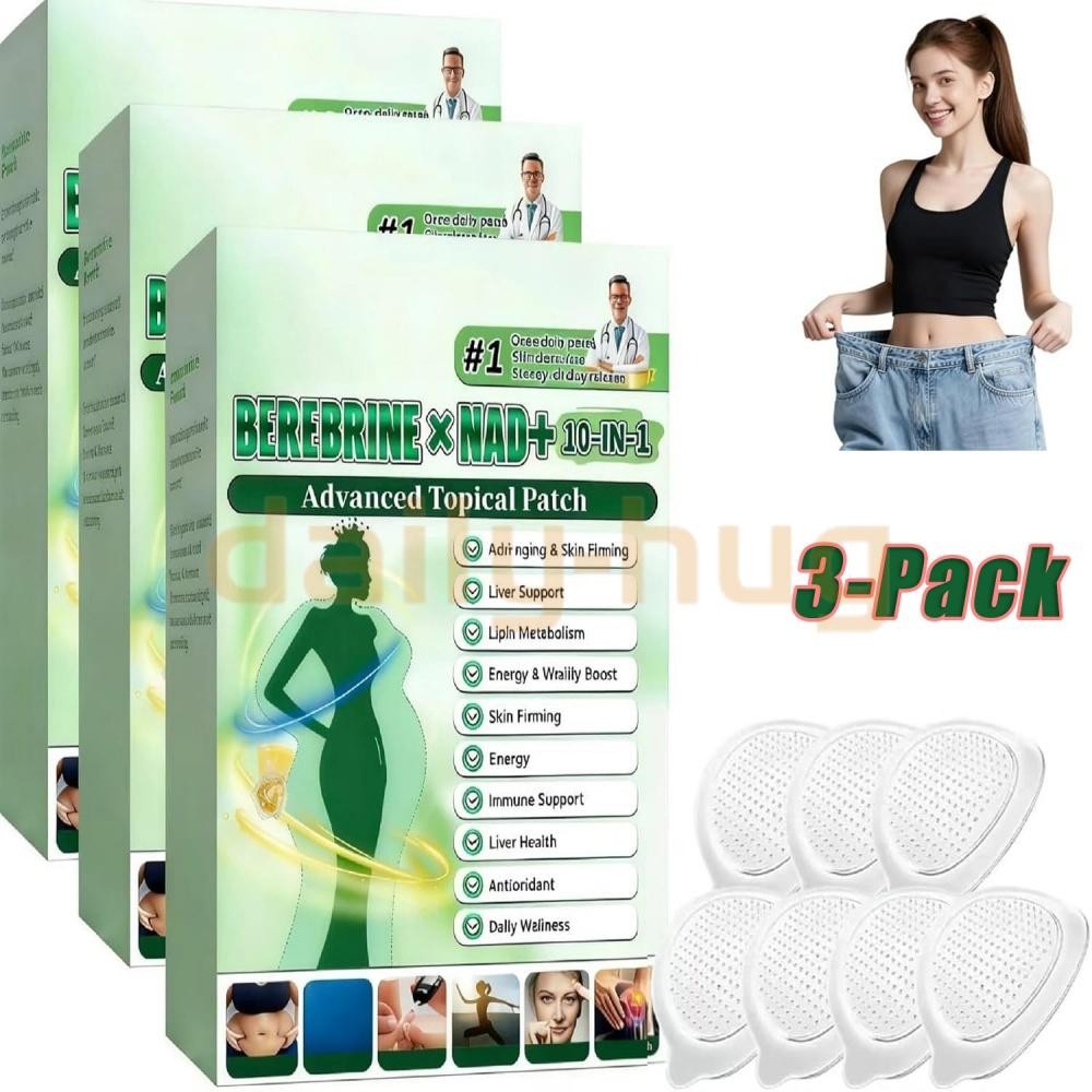 3Box Moringa Berberine 10-in-1 Advanced Nano Microneedle Patch (7pcs/box)
