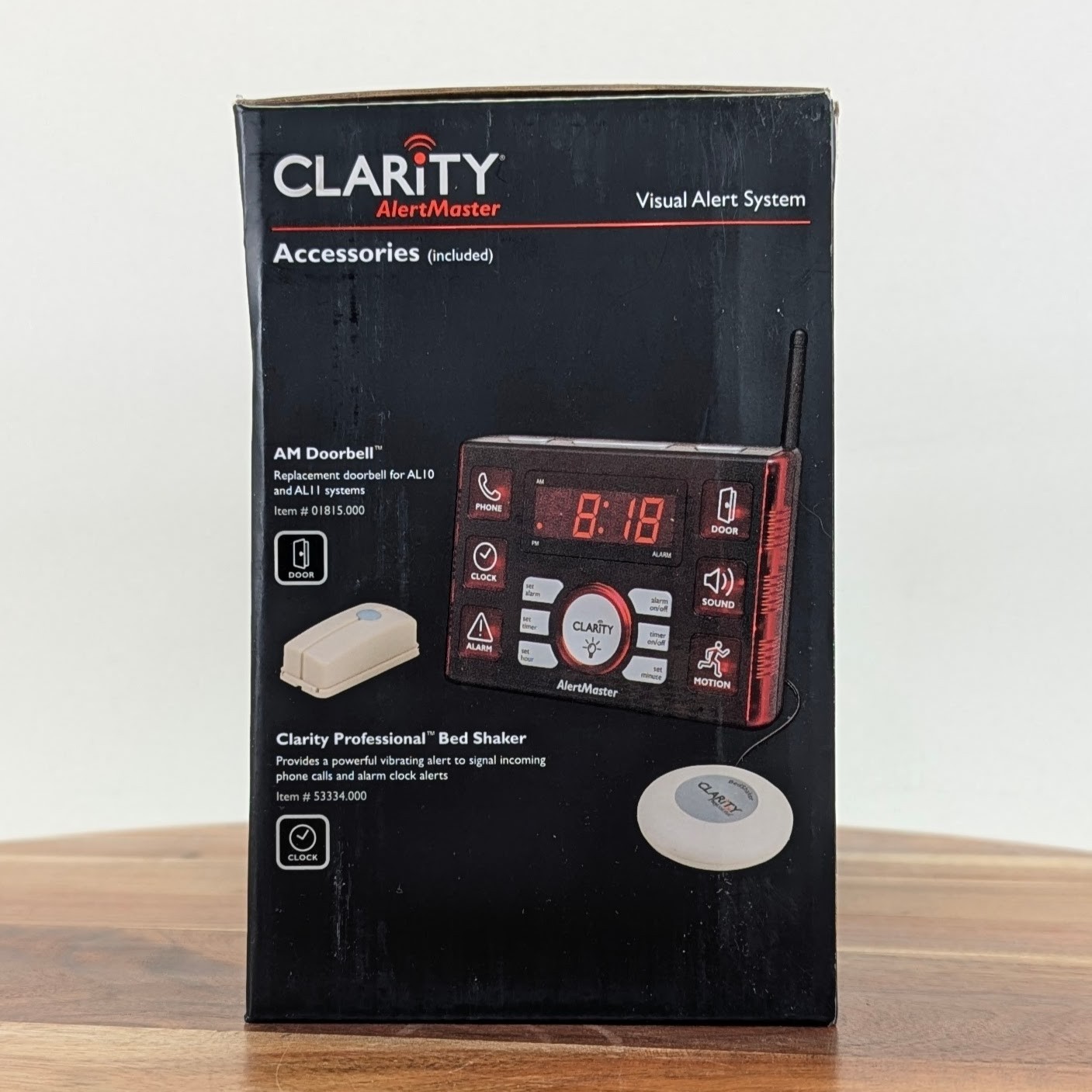 Clarity Alertmaster AL10 Alert System & 2 AL12 Motion Detect Visual Receivers