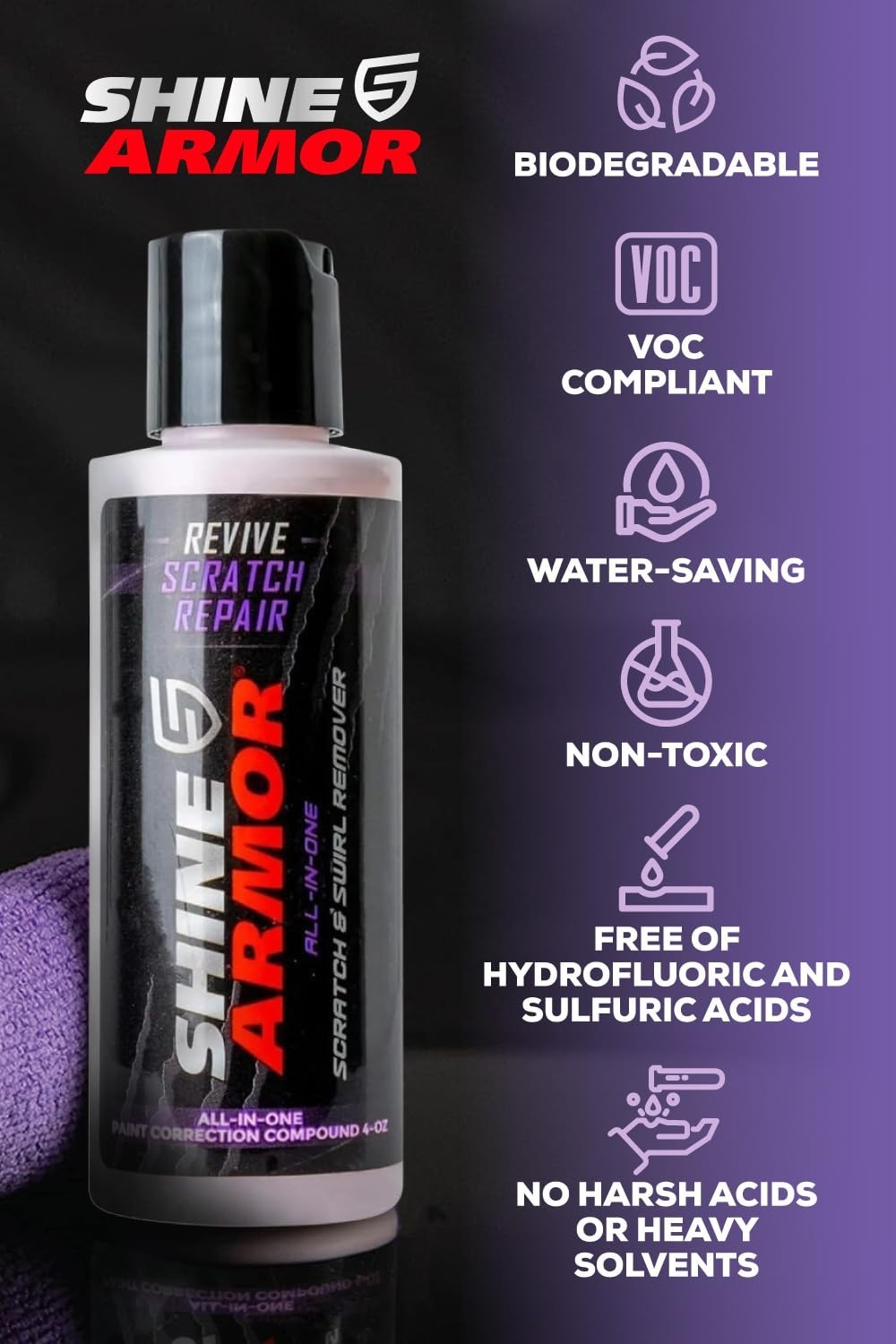 All-in-One Car Care Compound - Revive Paint, Remove Scratches & Easy Application