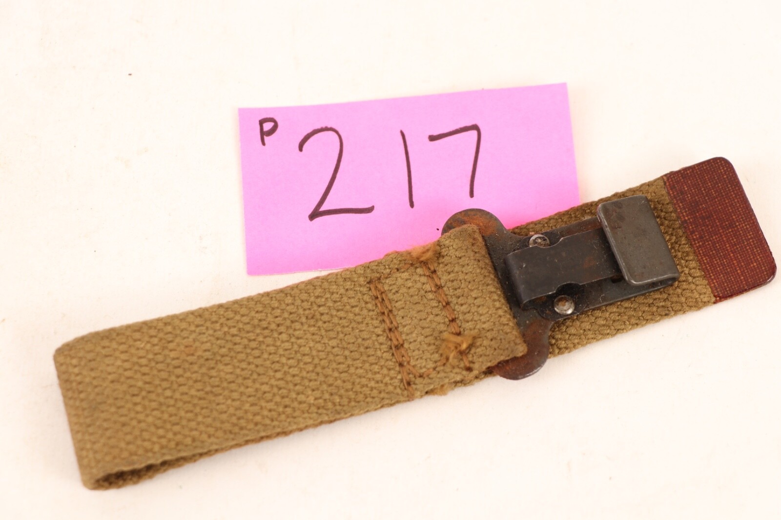 P217 / WW2 British Belt Extension Marked 1872 Broad Arrow