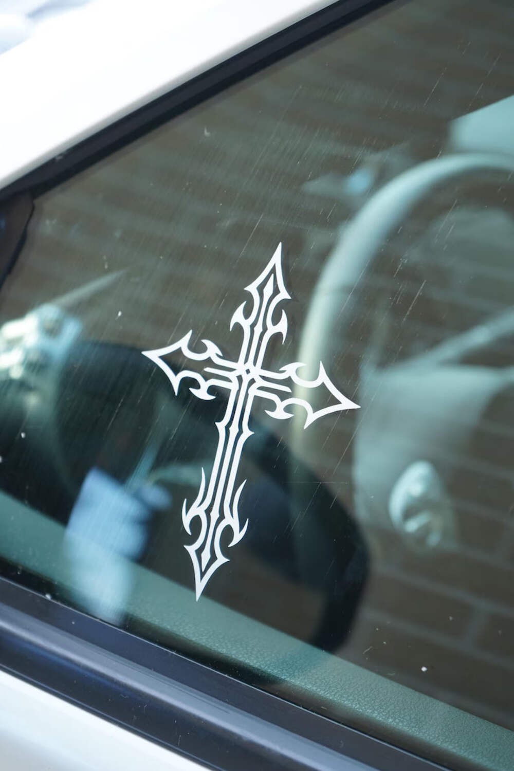 Gothic Cross | Car Decal | Die Cut Vinyl Decal