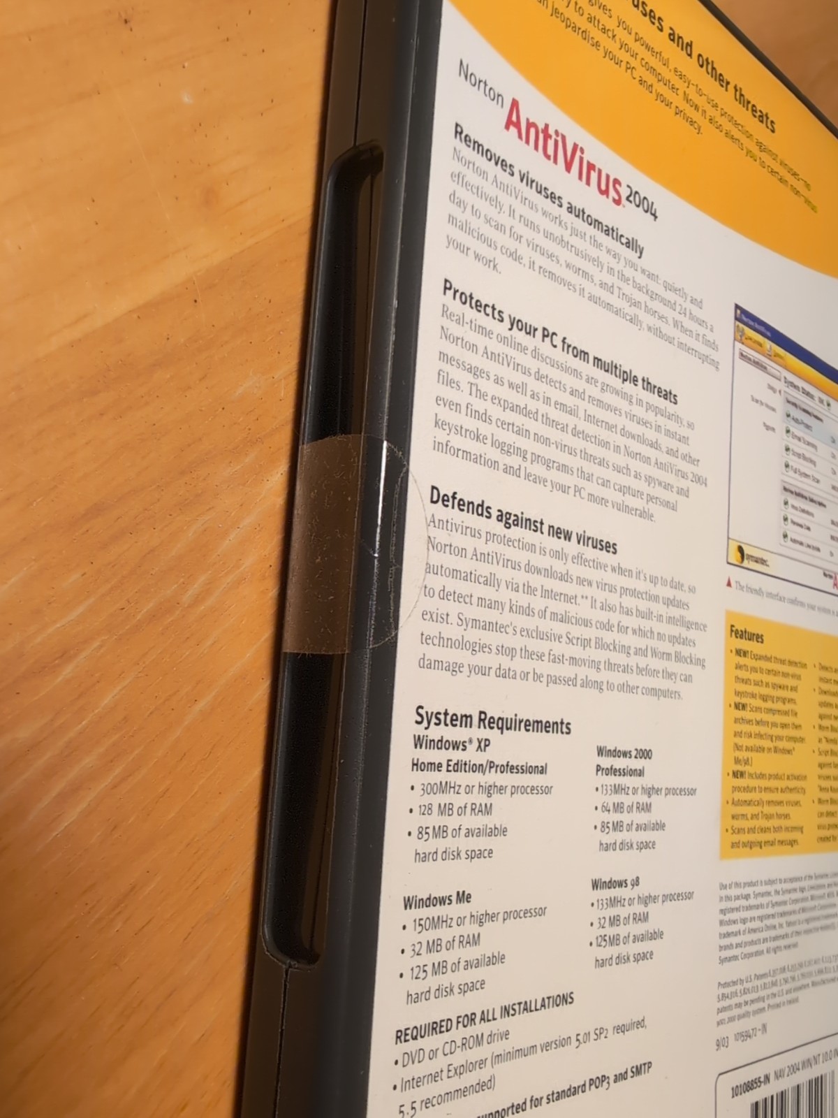 norton antivirus 2004 in original Case- New