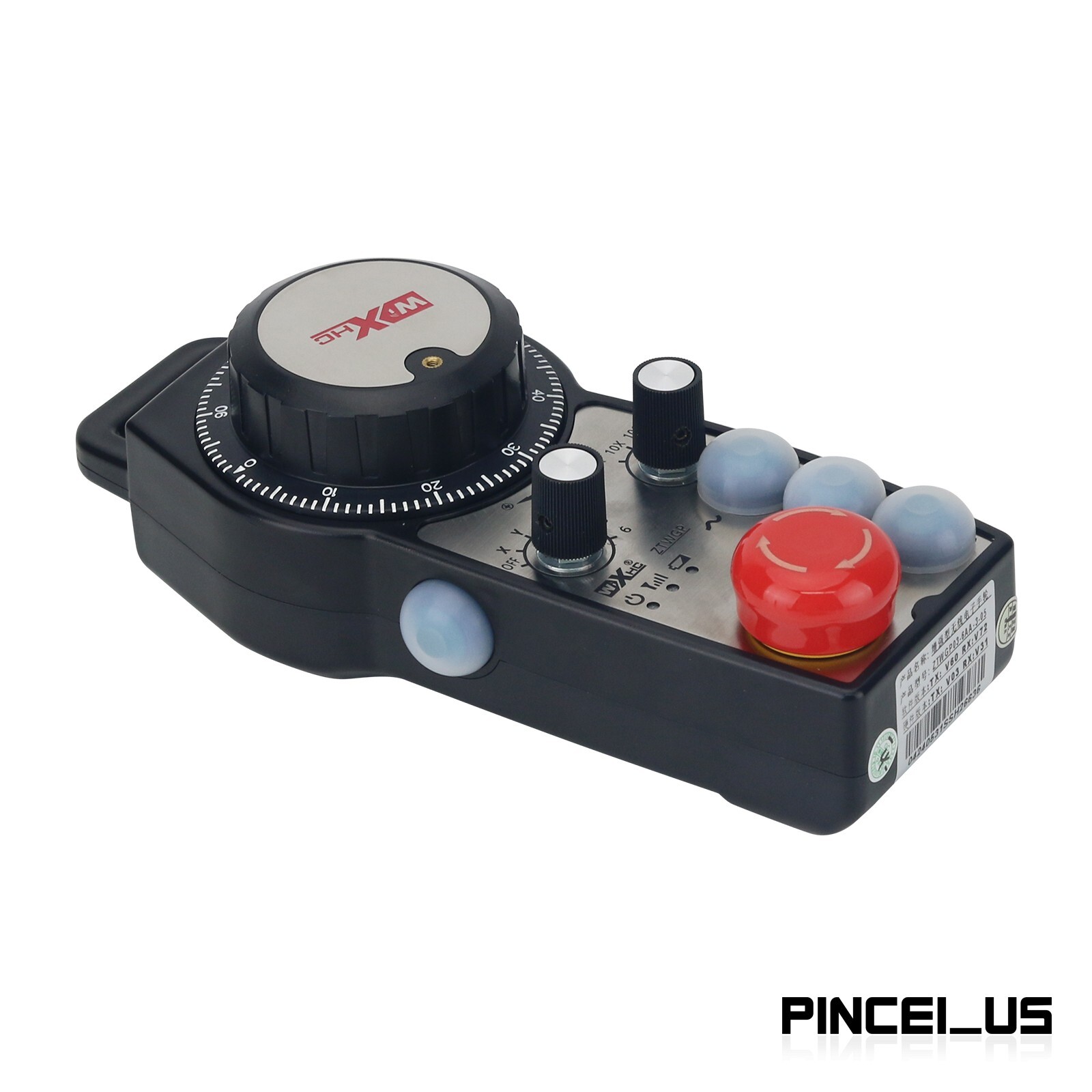 ZTWGP-3 Wireless Manual Pulse Generator 6-Axis Handwheel w/ 3 Customized Buttons