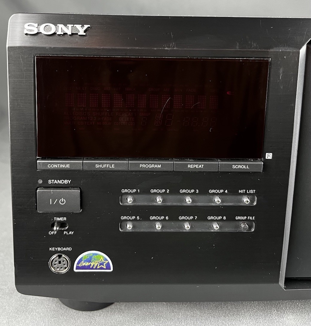 Sony CDP-CX400 400 Disc CD Player Changer Tested Refurbished w/ Remote