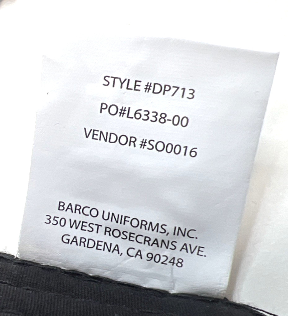 Domino's Pizza Crew Gear Visor Gray OSFM Adjustable Hook & Loop Barco NEW