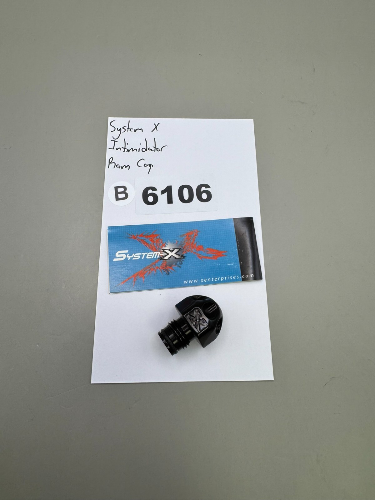 System X Intimidator Ram Cap-Gloss Black