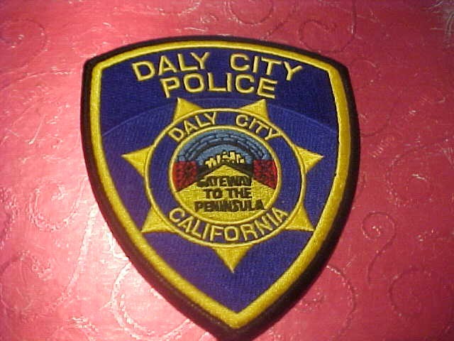 DALY CITY CALIFORNIA POLICE PATCH SHOULDER SIZE UNUSED