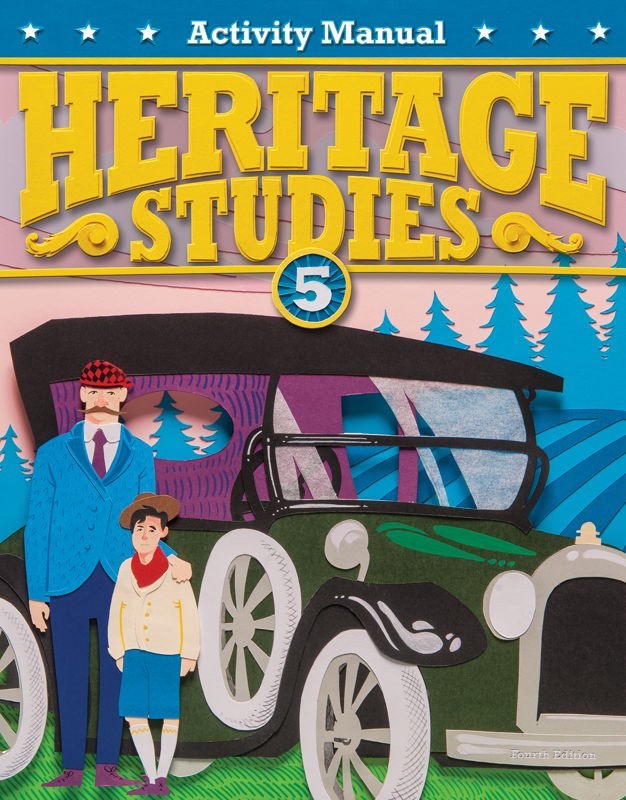 BJU Bob Jones 5th grade Heritage Studies 5 Student Activities Manual New!