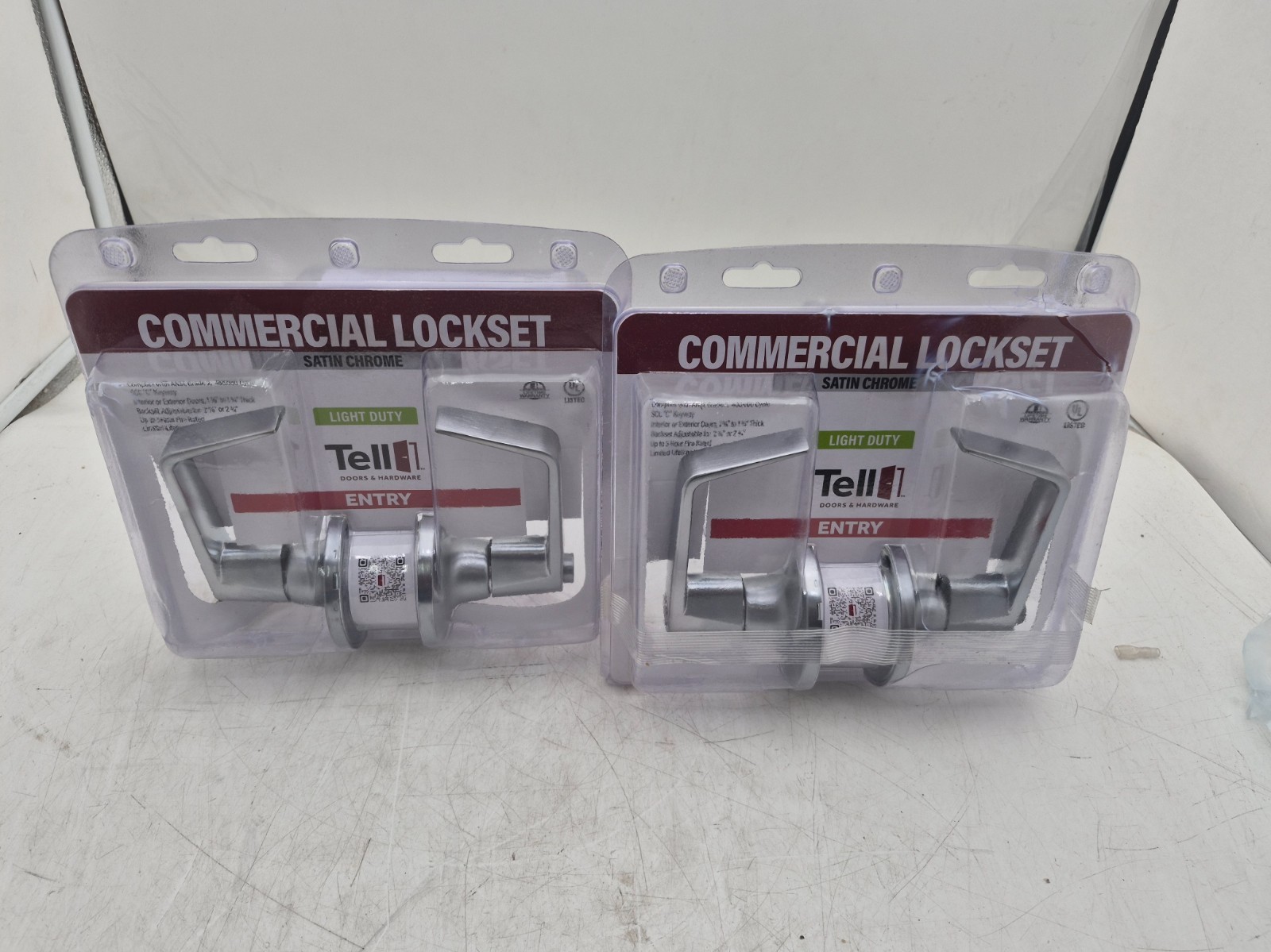 Qty of 2 Tell Manufacturing CL100201 Light-Duty Commercial