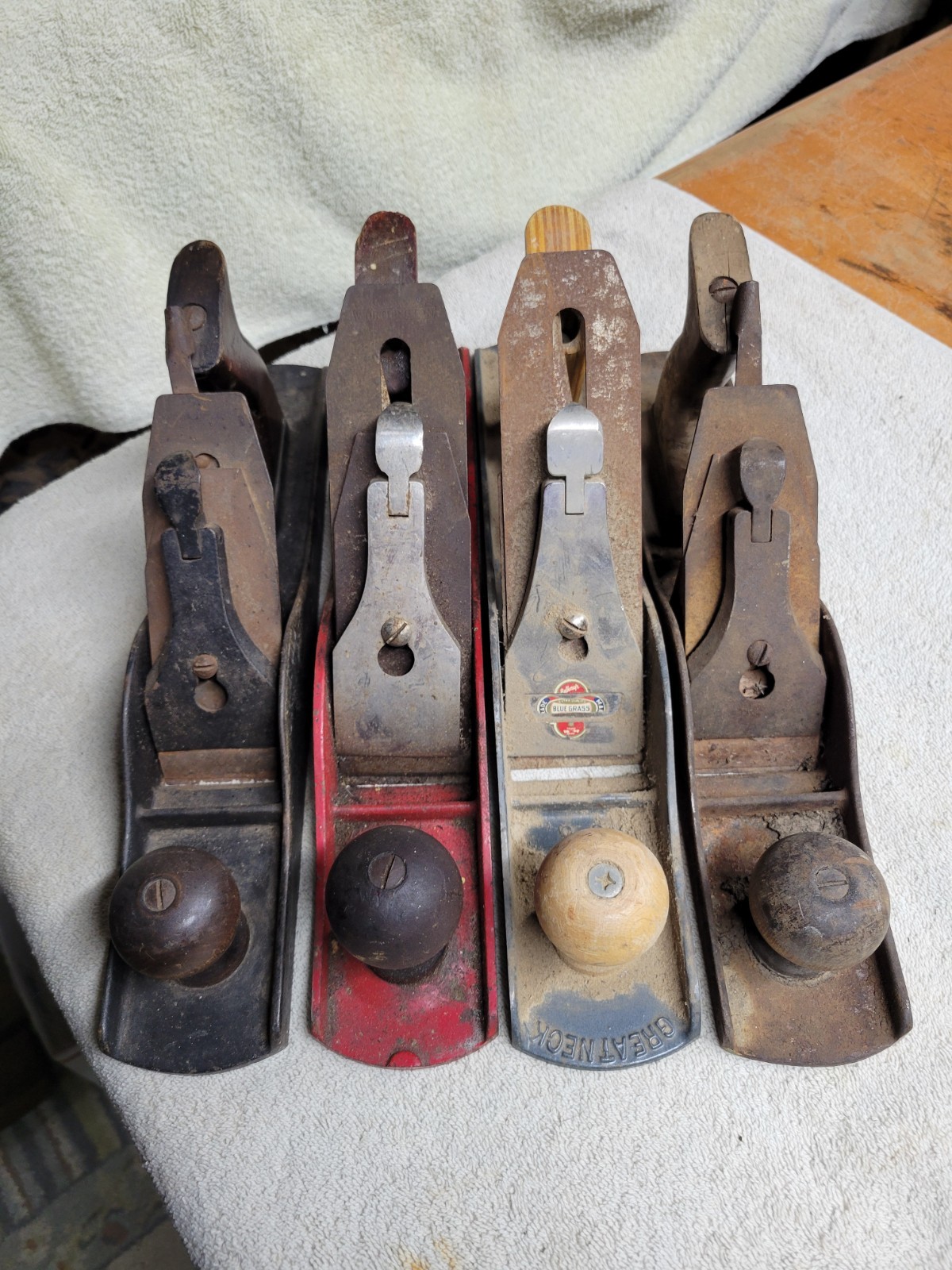Vintage Lot Of 4 Wood Planes #5's ???