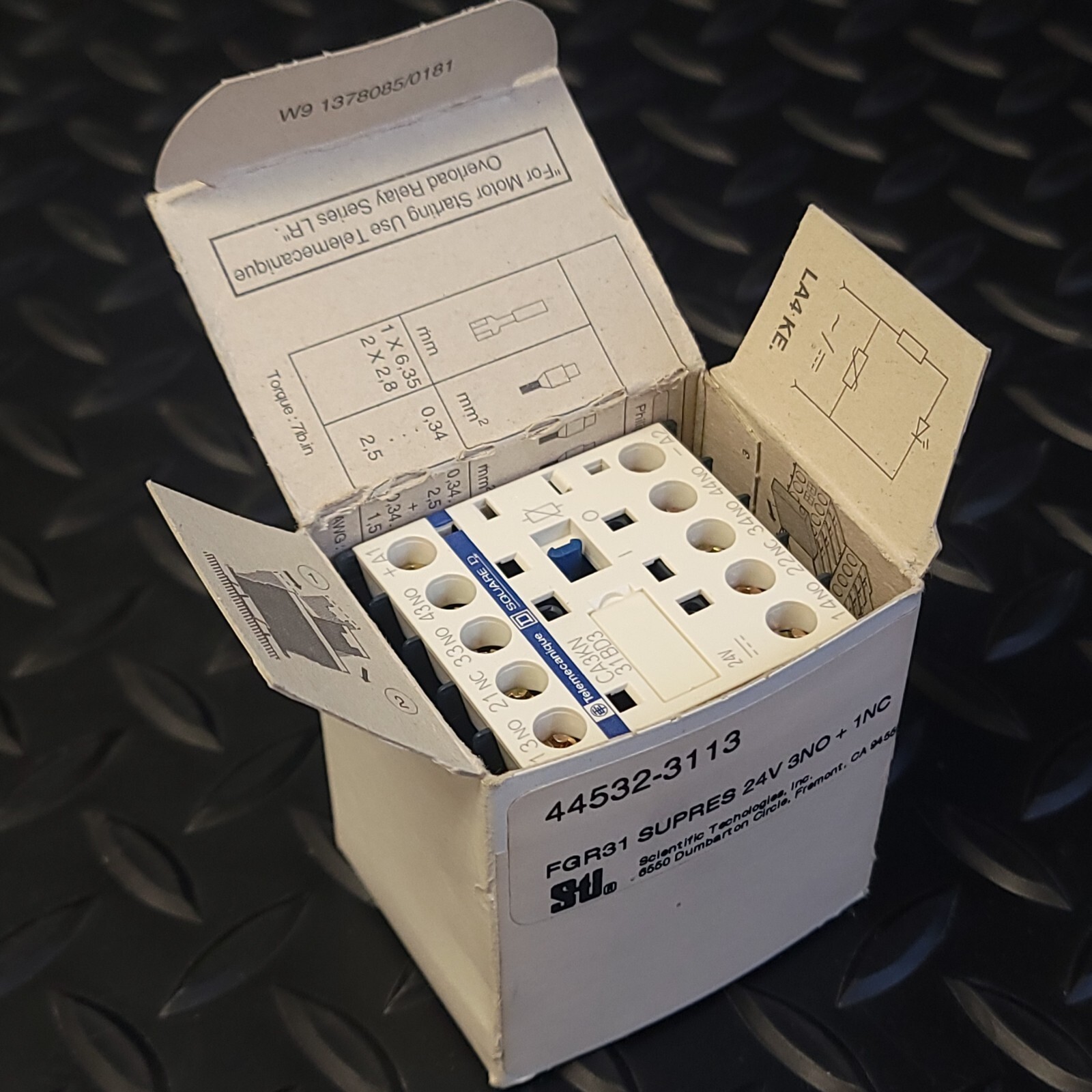 Telemecanique - 44532-3113 - FGR31 - Suppression Relay - 24 VDC
