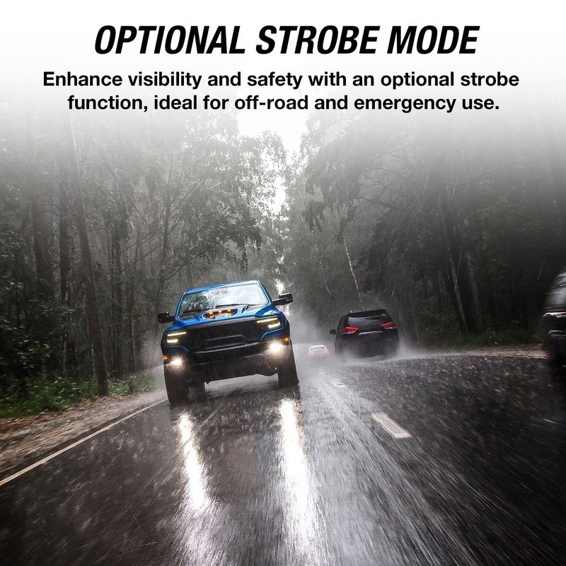 Elevate 2-Light Wiring Harness Off-Road Remote Control Strobe Mode Universal New