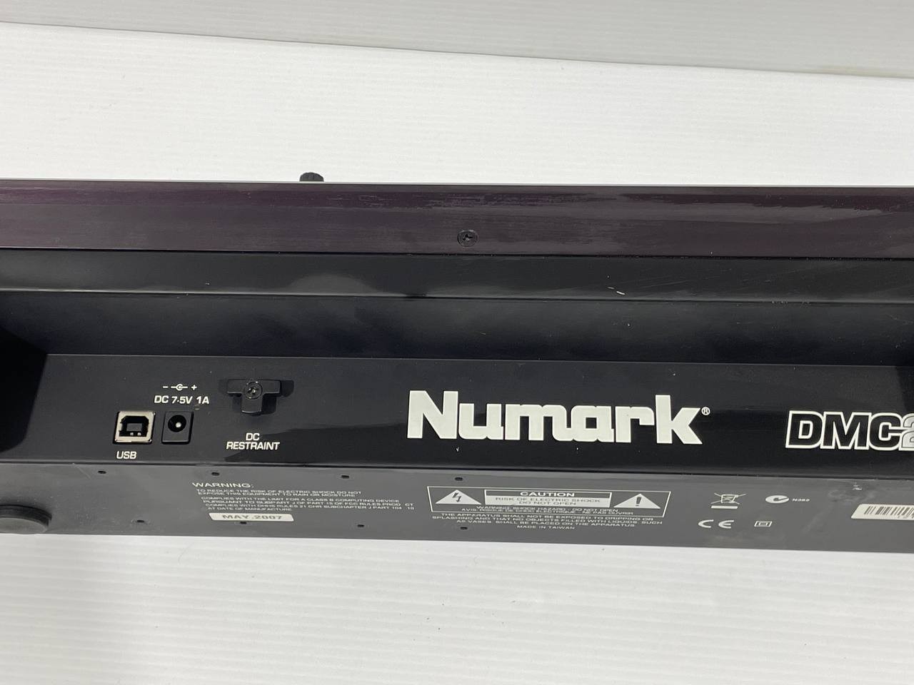 Numark DMC2 PROFESSIONAL RACKMOUNT DJ SOFTWARE CONTROLLER - No Cord, Untested.