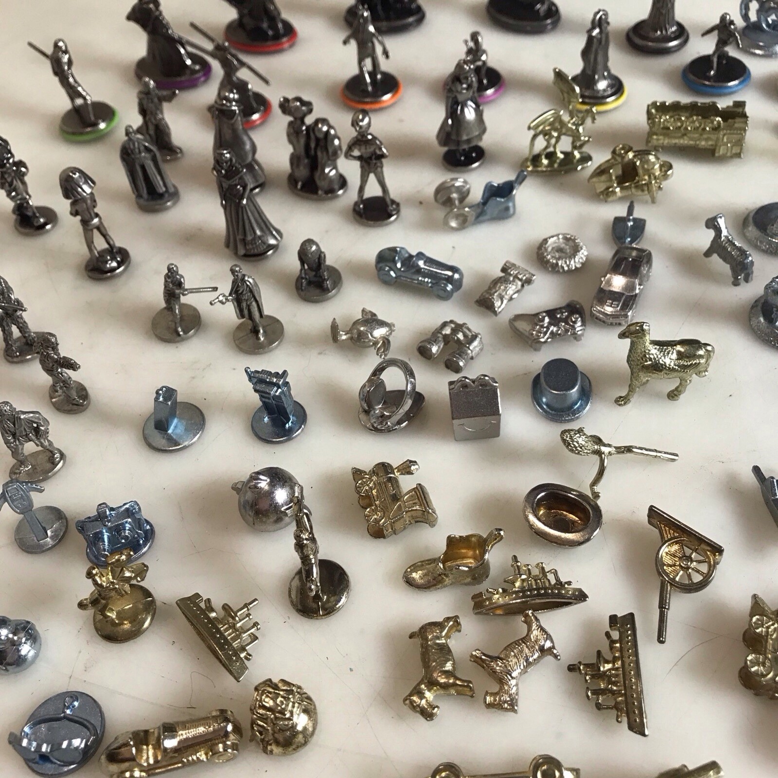 Monopoly Board Game Pieces Lot 2 Lb +