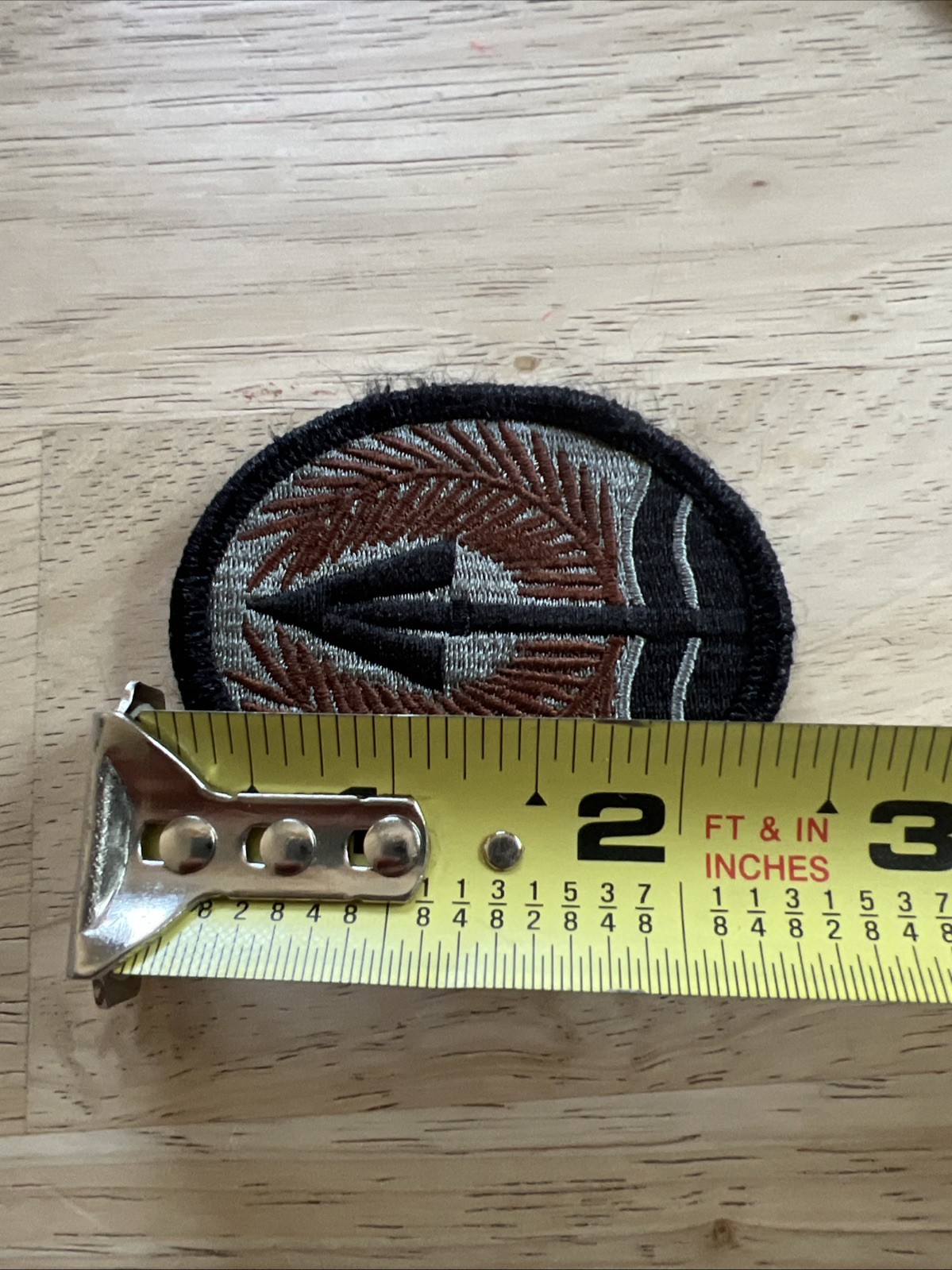 MILITARY PATCH US ARMY HOOK AND LOOP MULTINATIONAL CORPS COLORED WREATH