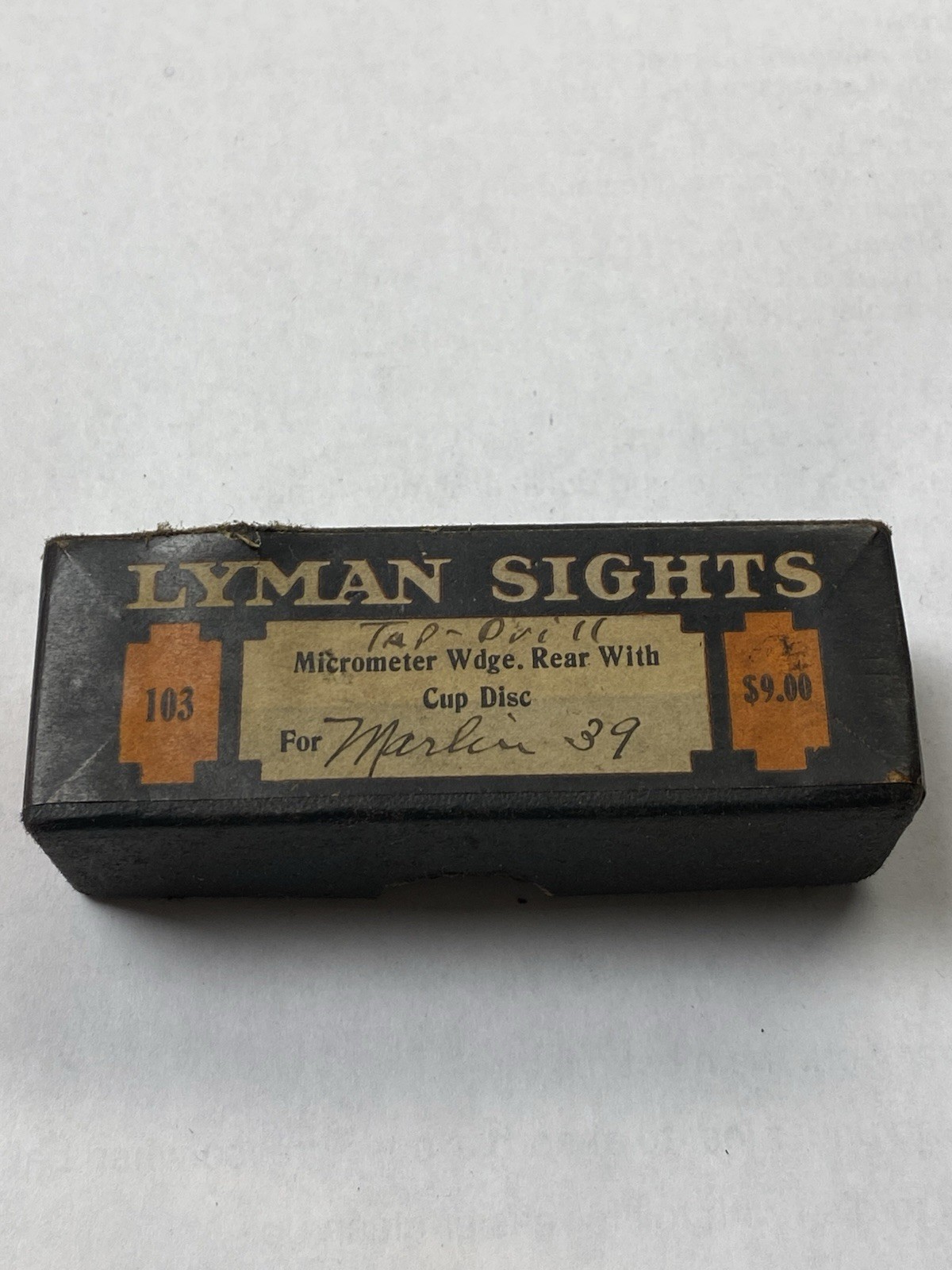 Vintage Lyman Sight Box With Extras