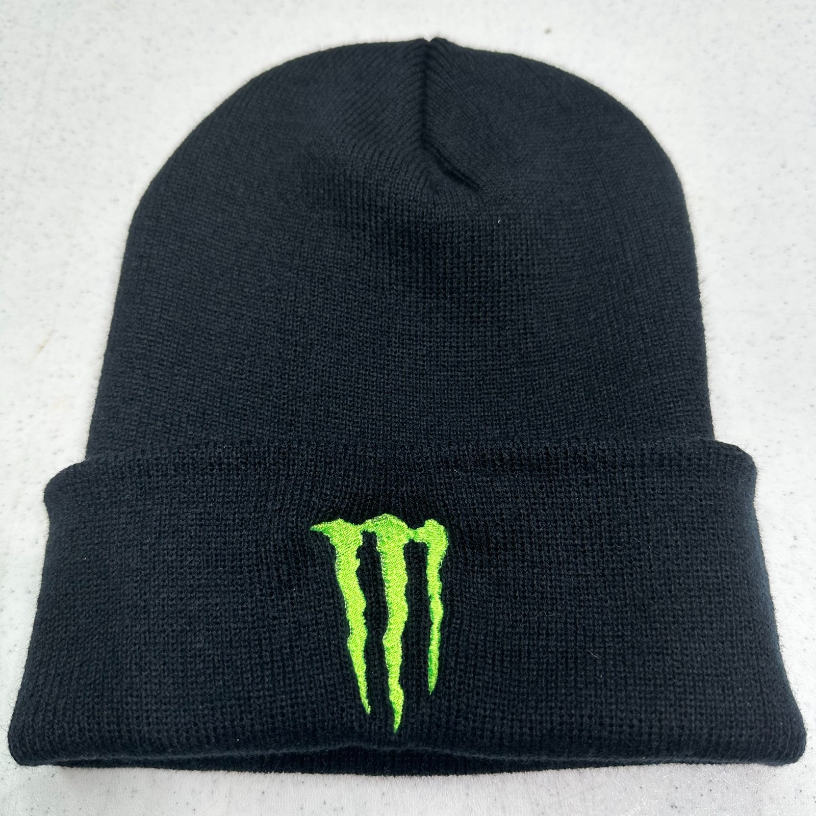 Monster Beanie Embroidered Stocking Hat Black Or White Zero Winter Gift